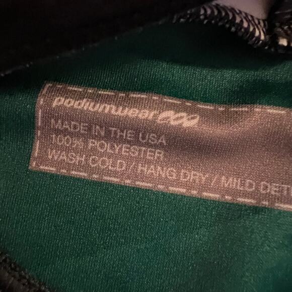 Podium Wear Hoodie Adult Small Nordic Ski Green Bay Black Sweatshirt - Picture 7 of 7